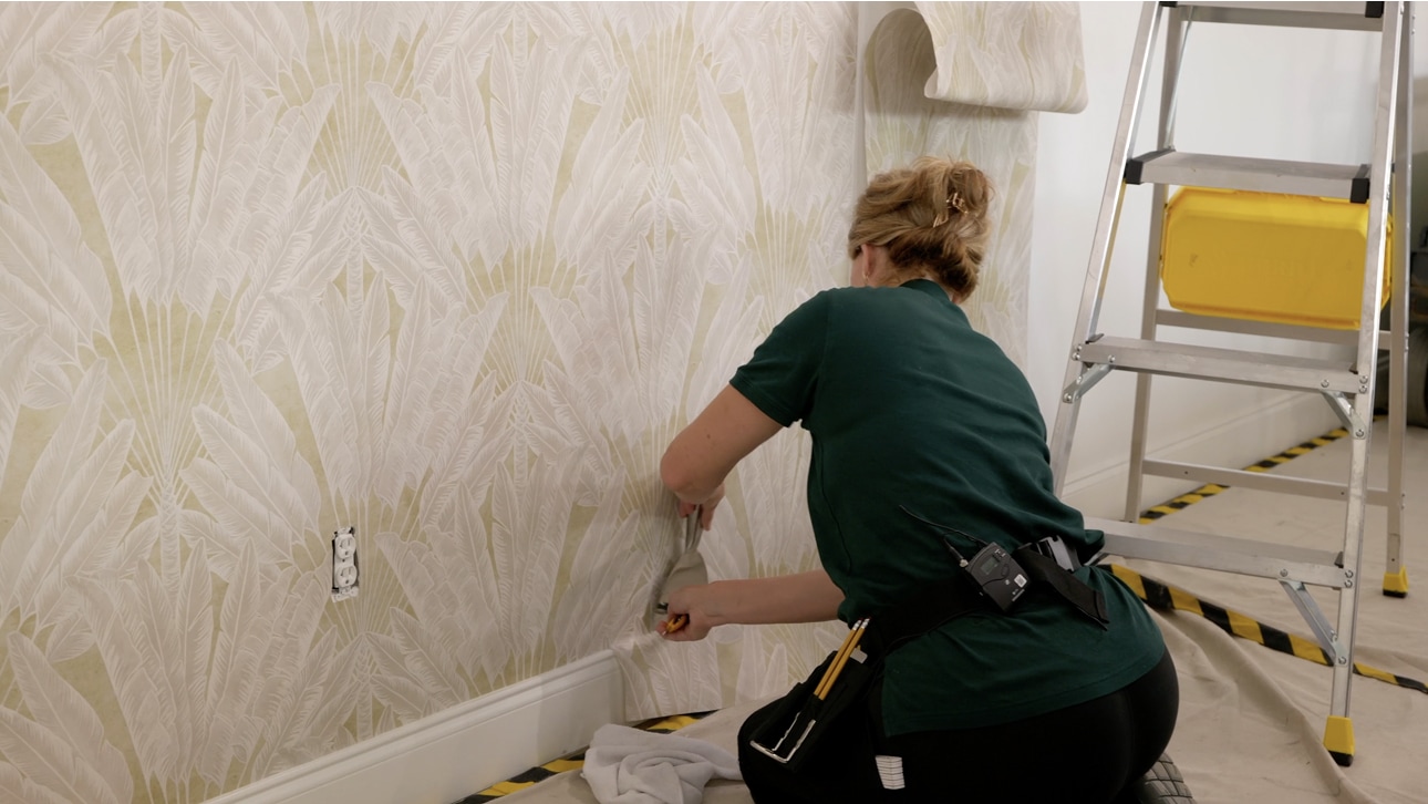 Commercial Wallpaper Hanging